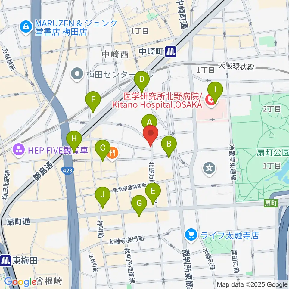 Jazz Records seeed周辺のコンビニエンスストア一覧地図