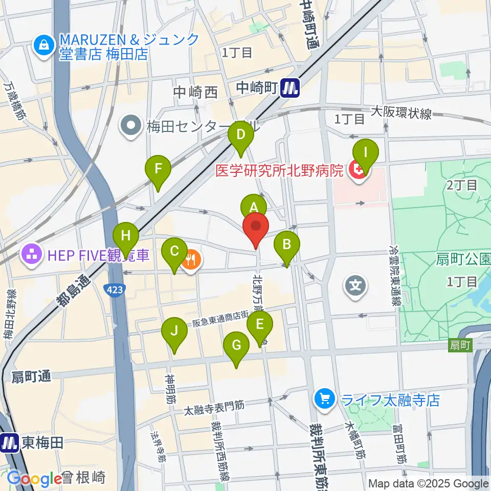 Jazz Records seeed周辺のコンビニエンスストア一覧地図