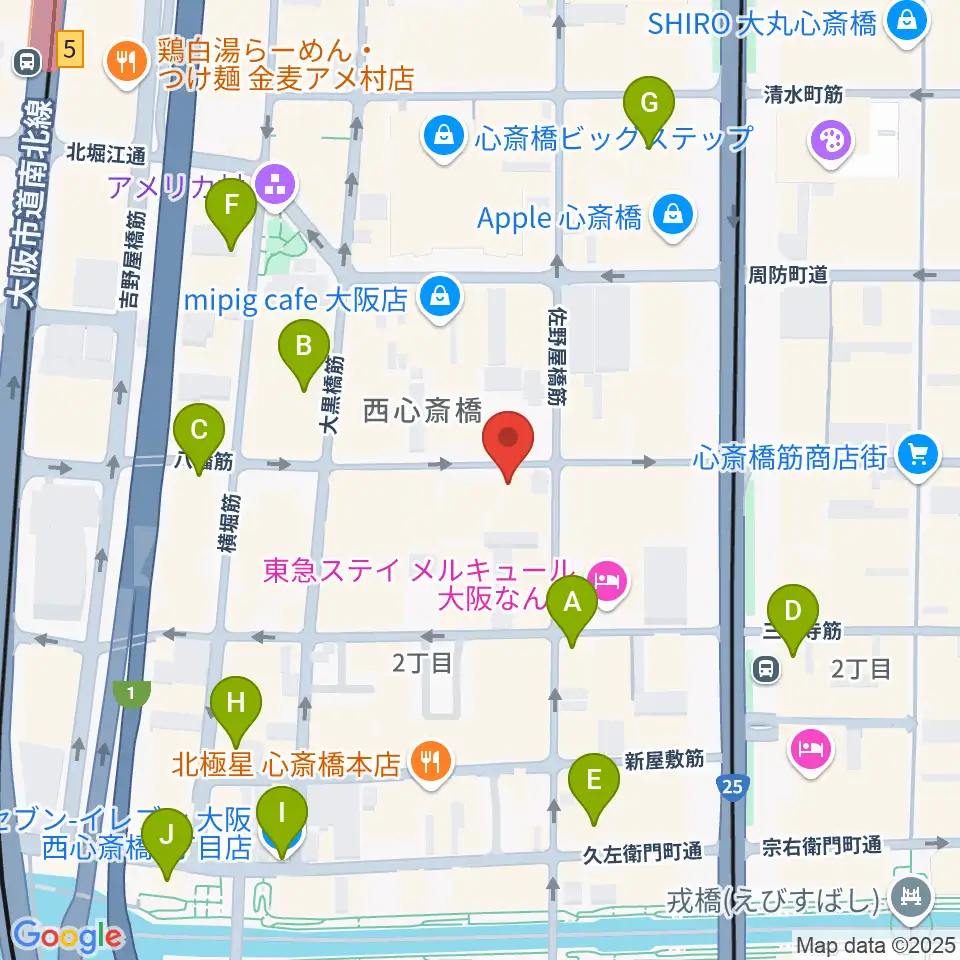 新神楽周辺のコンビニエンスストア一覧地図