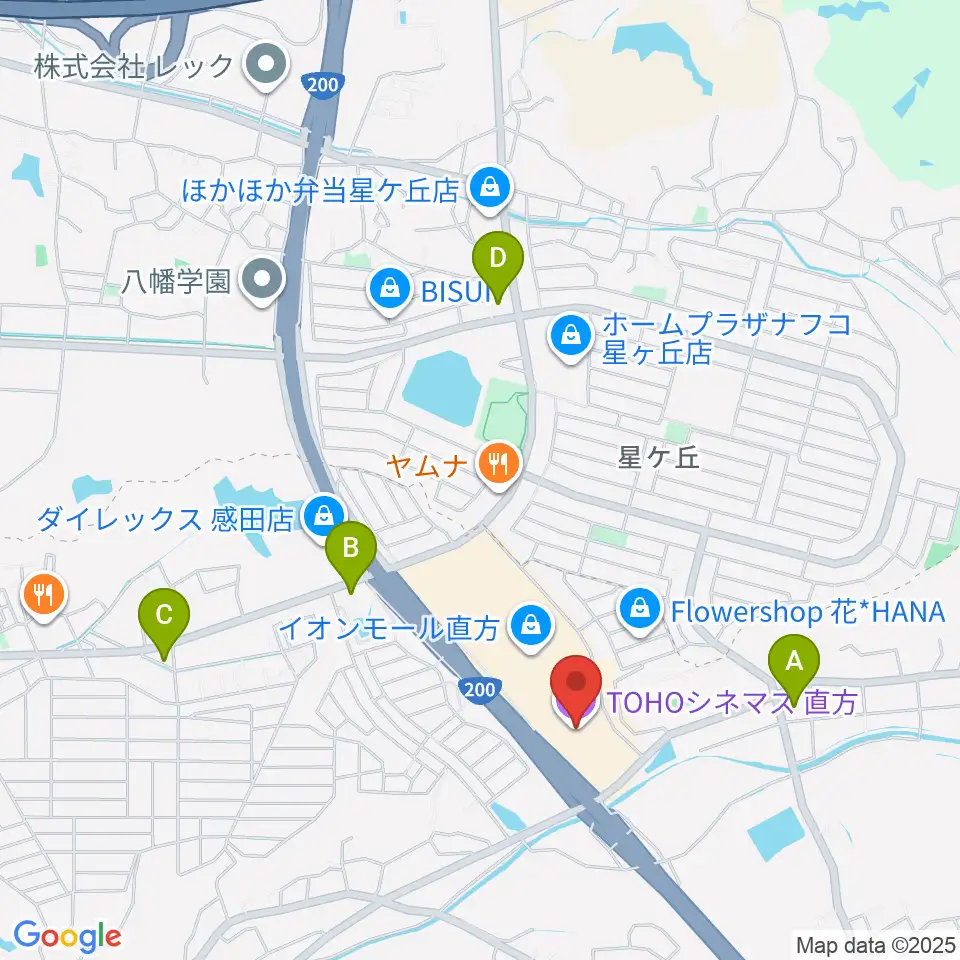 TOHOシネマズ直方周辺のコンビニエンスストア一覧地図