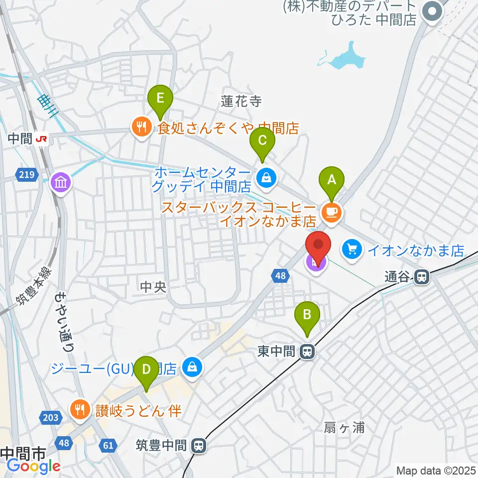 ユナイテッド・シネマなかま16周辺のコンビニエンスストア一覧地図