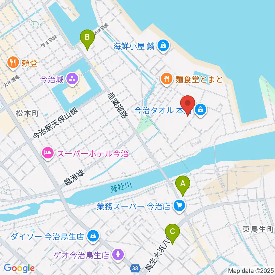 ユナイテッド・シネマ フジグラン今治周辺のコンビニエンスストア一覧地図