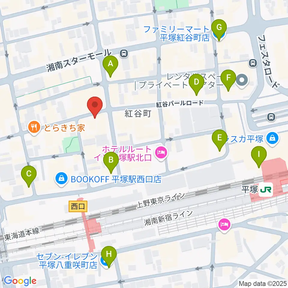 Jazz Bar Pianoforte周辺のコンビニエンスストア一覧地図