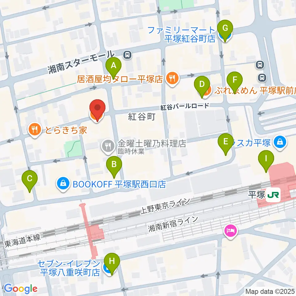 Jazz Bar Pianoforte周辺のコンビニエンスストア一覧地図