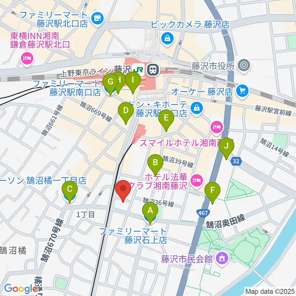 soundmarket周辺のコンビニエンスストア一覧地図