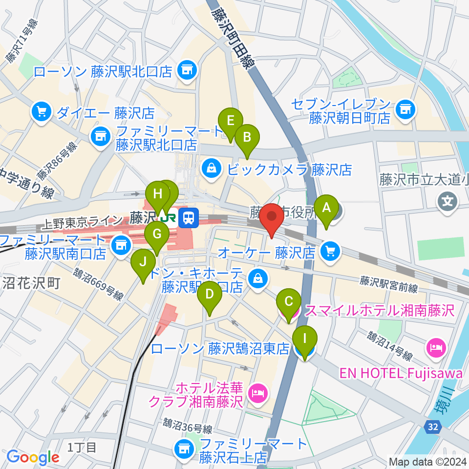 BEAT BAR BECK周辺のコンビニエンスストア一覧地図