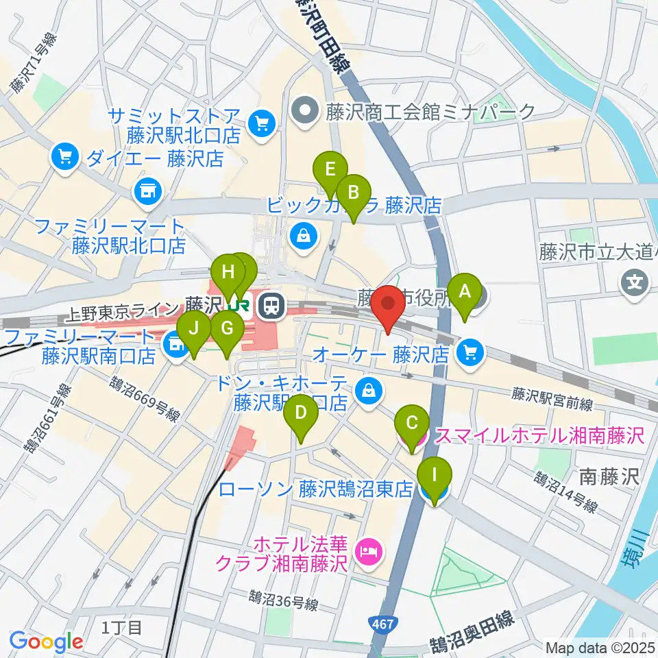 BEAT BAR BECK周辺のコンビニエンスストア一覧地図