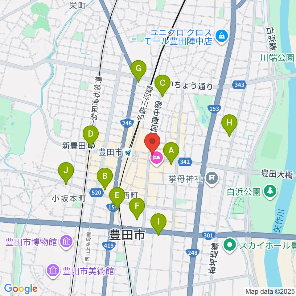 イオンシネマ豊田KiTARA周辺のコンビニエンスストア一覧地図