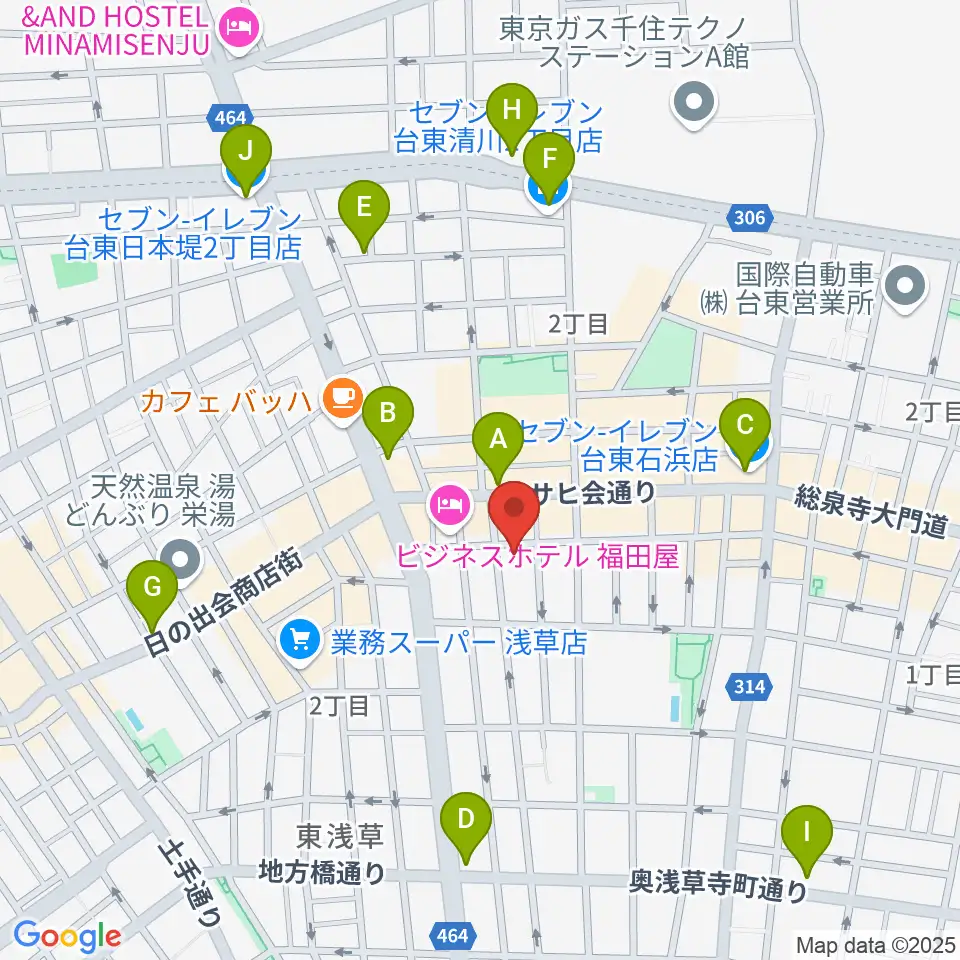 Void Lab周辺のコンビニエンスストア一覧地図