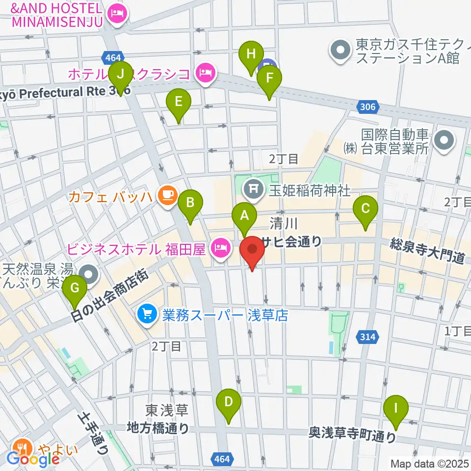 Void Lab周辺のコンビニエンスストア一覧地図