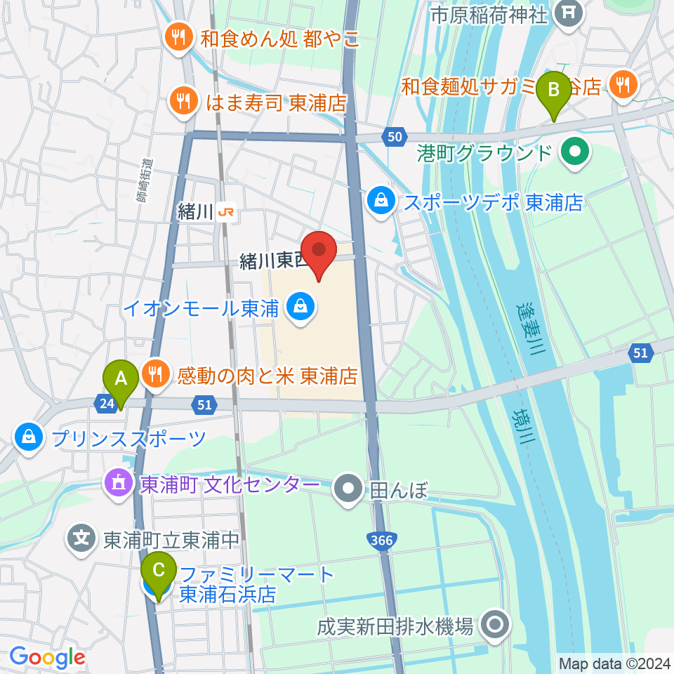 TOHOシネマズ東浦周辺のコンビニエンスストア一覧地図