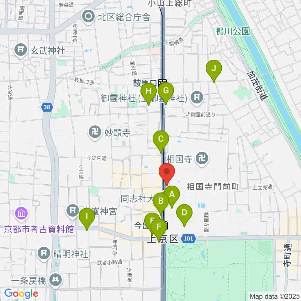 スタジオブル周辺のコンビニエンスストア一覧地図