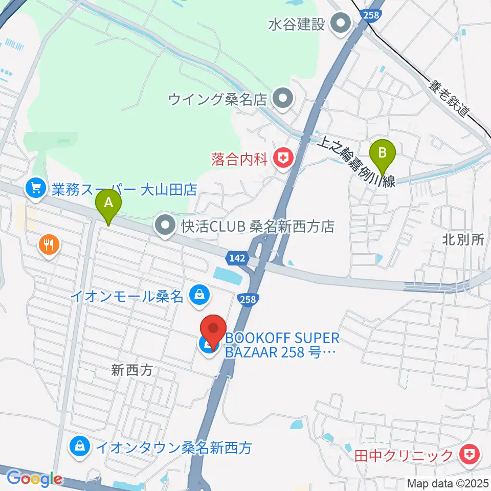 イオンシネマ桑名周辺のコンビニエンスストア一覧地図