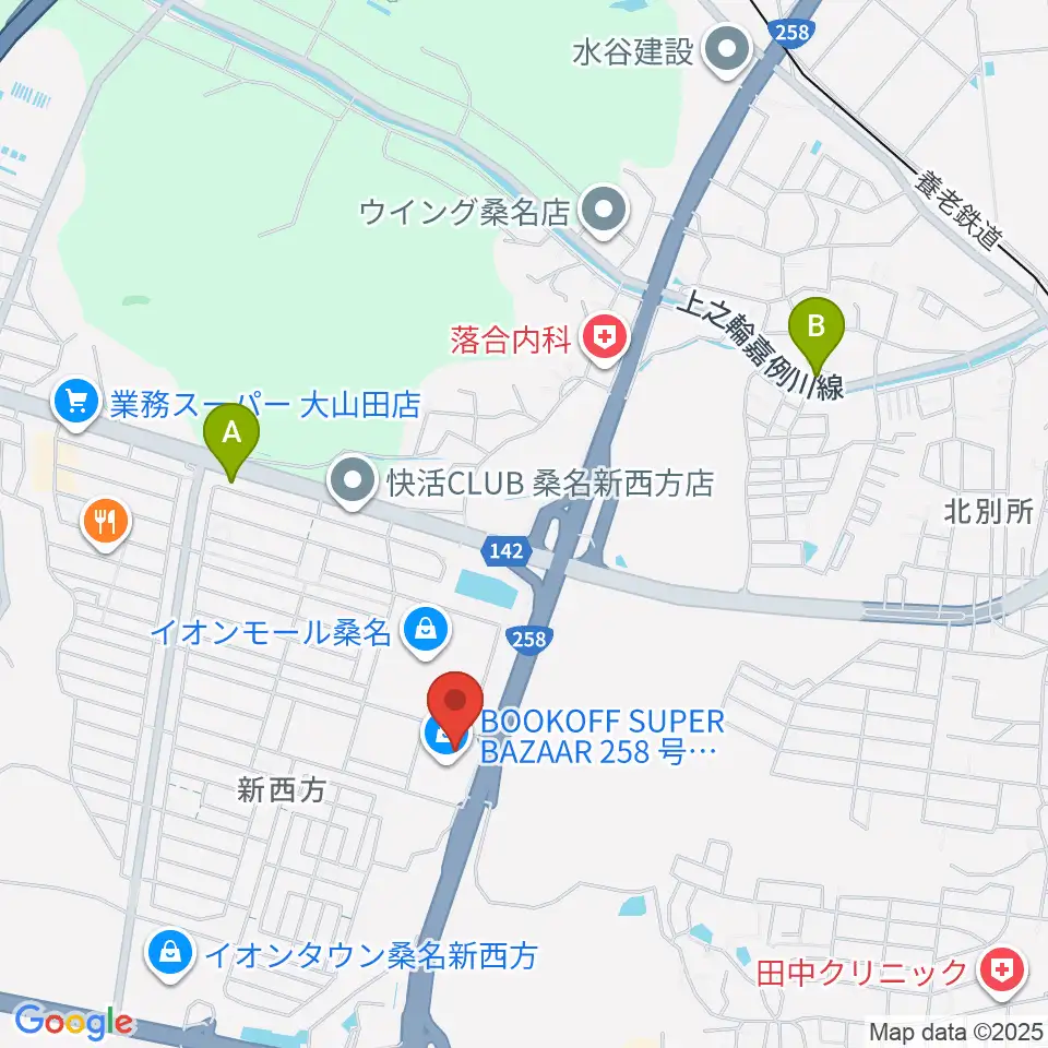 イオンシネマ桑名周辺のコンビニエンスストア一覧地図