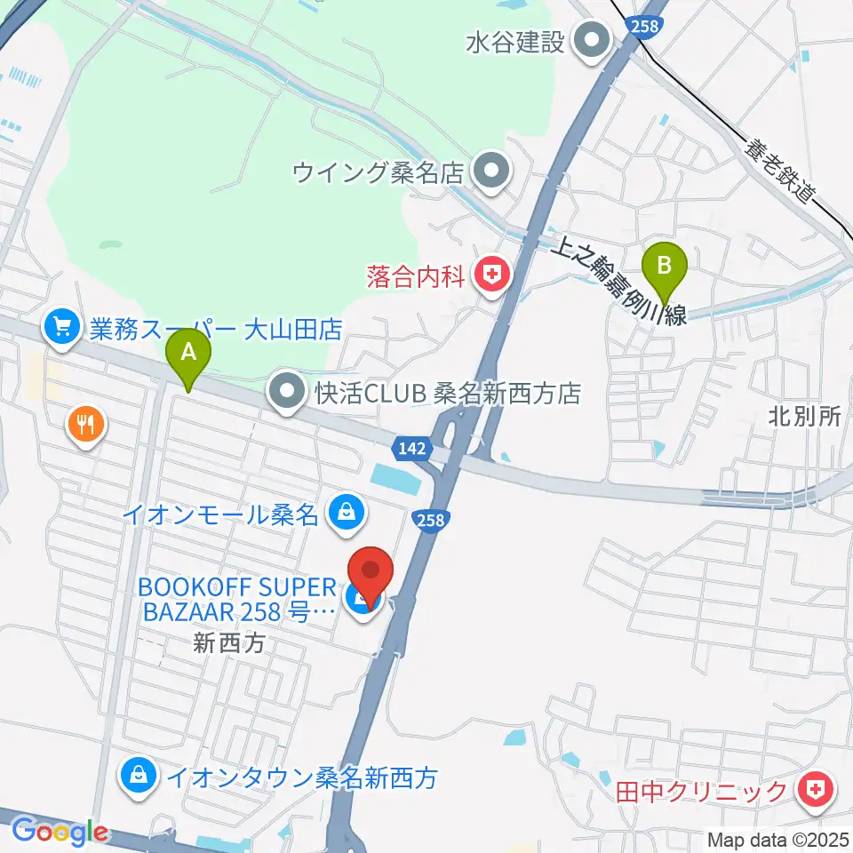 イオンシネマ桑名周辺のコンビニエンスストア一覧地図