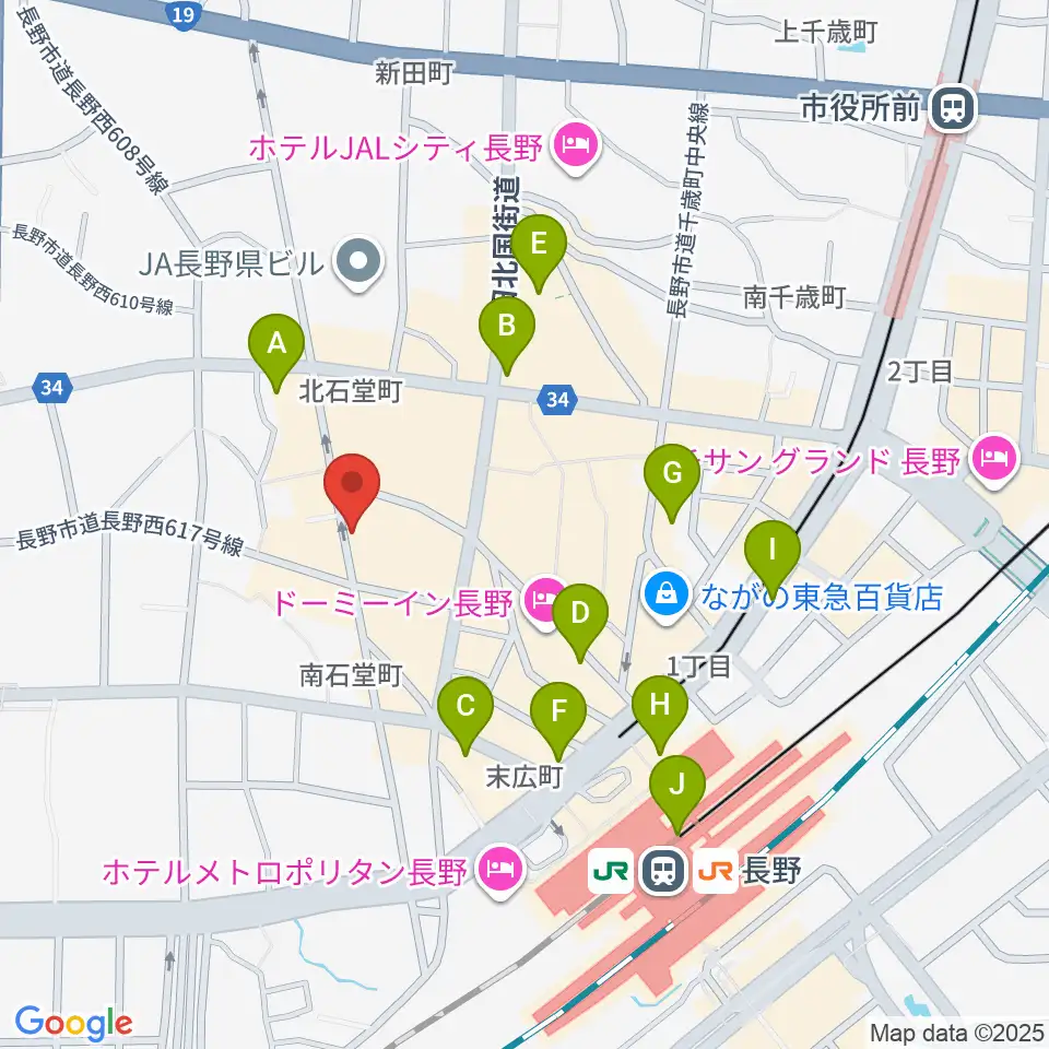 ラ・ペーニャ周辺のコンビニエンスストア一覧地図