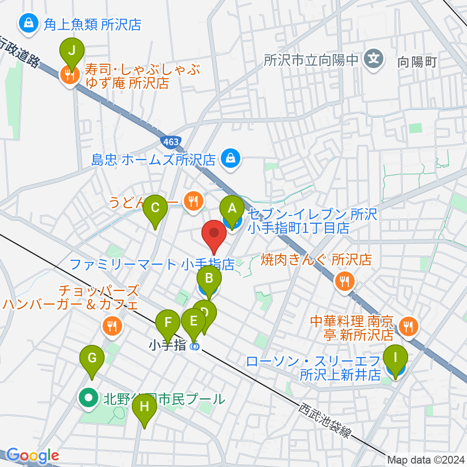 Sound Base KiTi周辺のコンビニエンスストア一覧地図