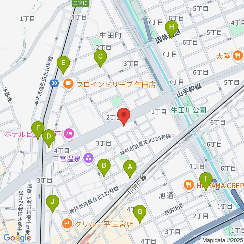 ソアースタジオ周辺のコンビニエンスストア一覧地図