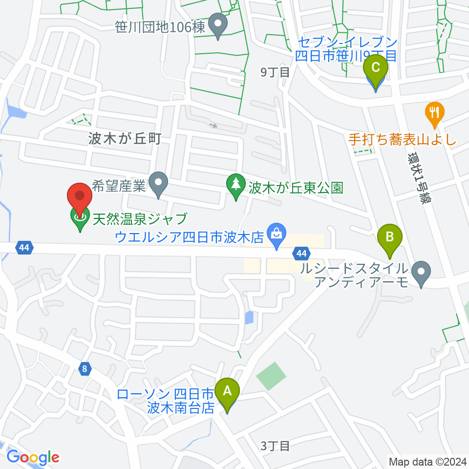 Studio-JAB周辺のコンビニエンスストア一覧地図