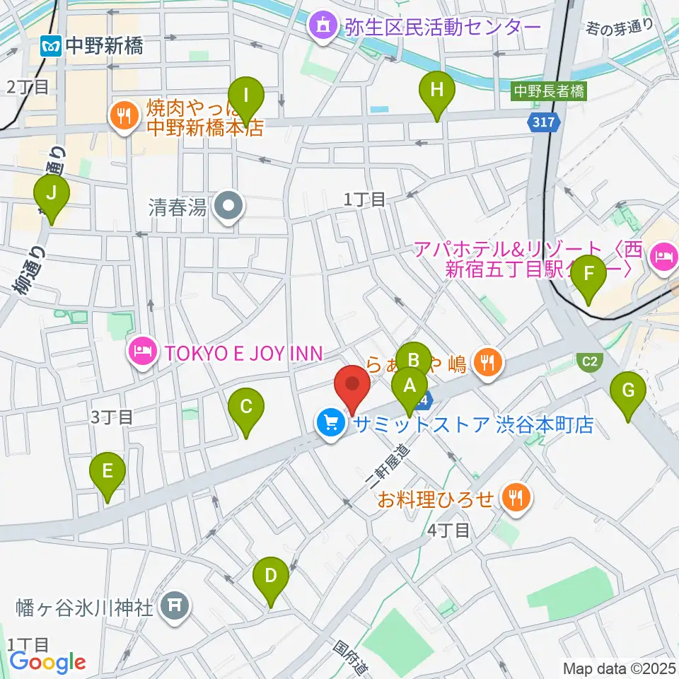 Submarine STUDIO周辺のコンビニエンスストア一覧地図