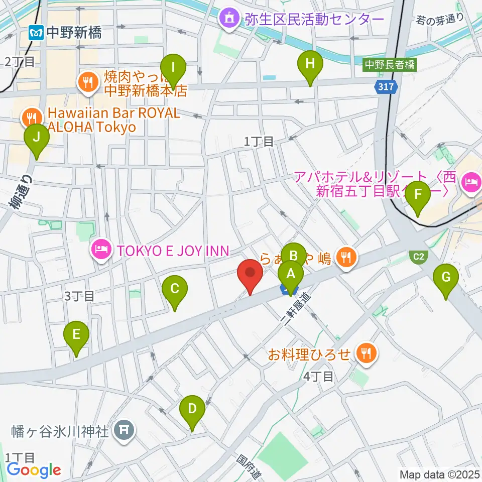 Submarine STUDIO周辺のコンビニエンスストア一覧地図