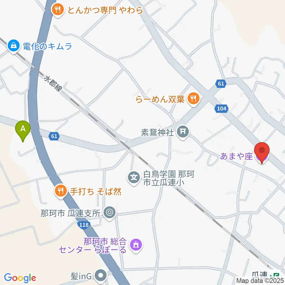 あまや座周辺のコンビニエンスストア一覧地図