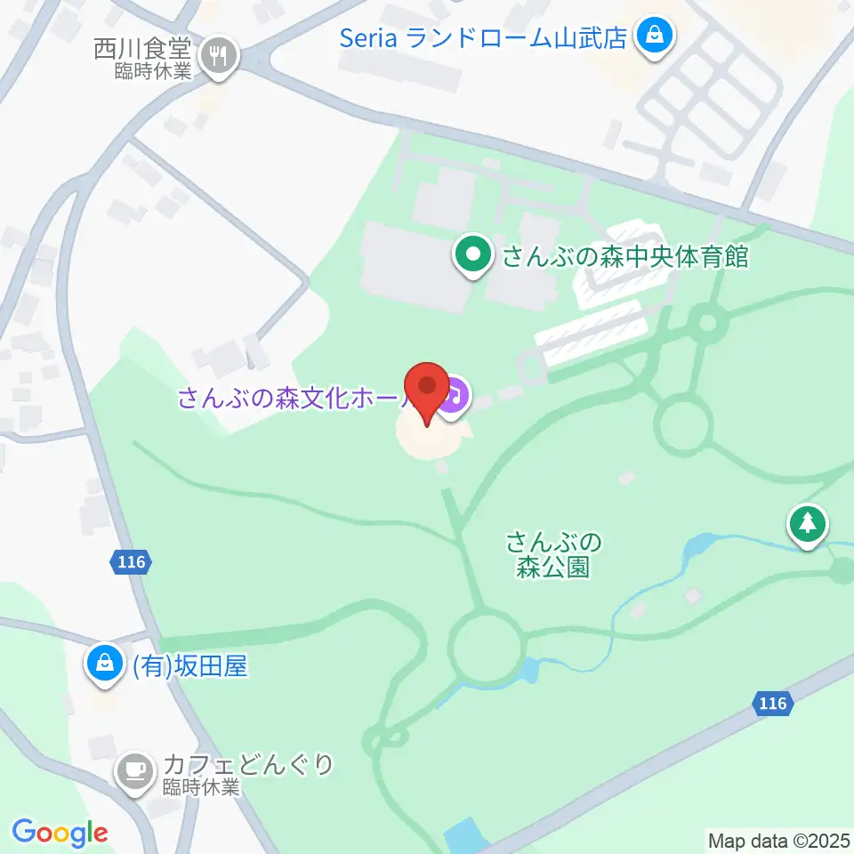 さんぶの森文化ホール周辺のコンビニエンスストア一覧地図