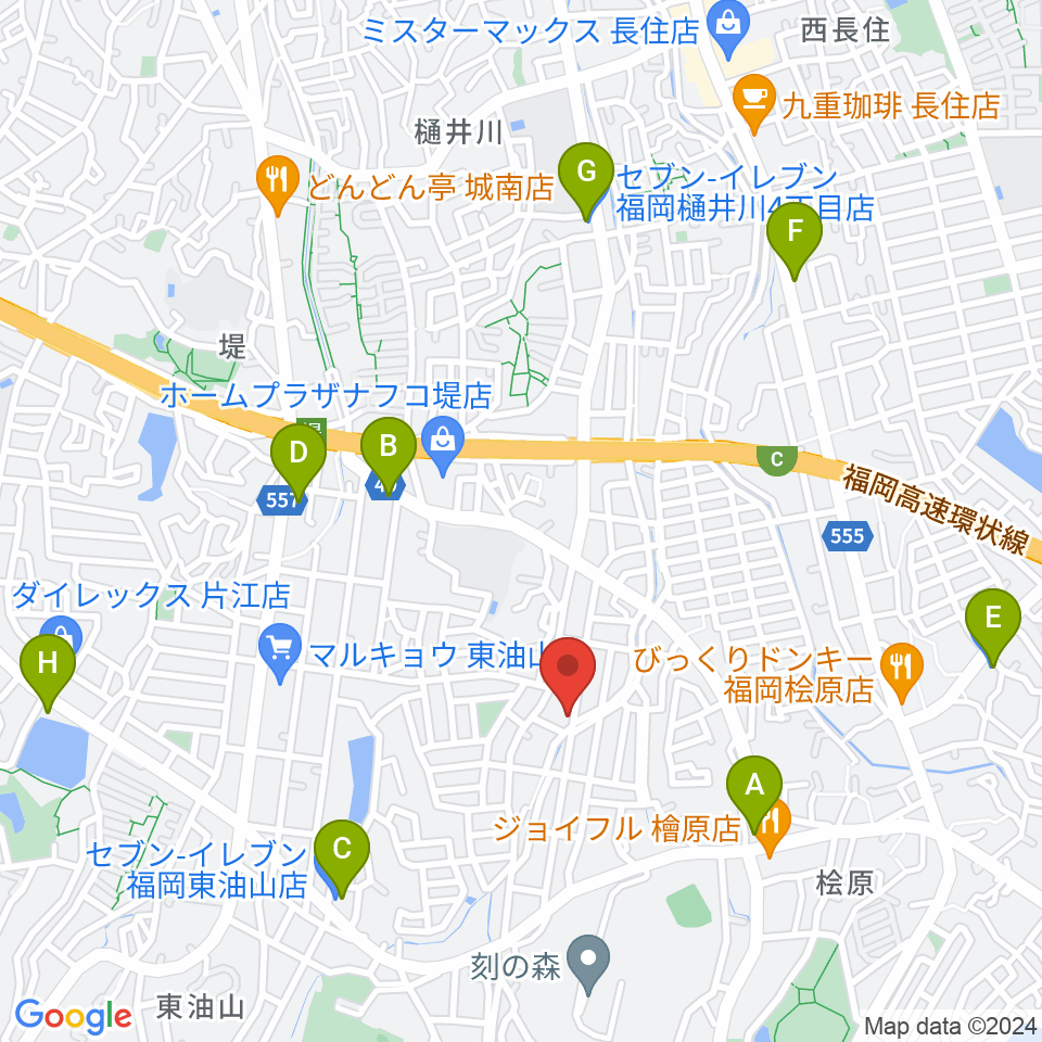 T&Sスタジオ周辺のコンビニエンスストア一覧地図