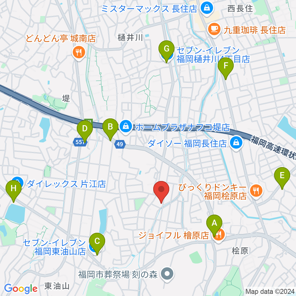 T&Sスタジオ周辺のコンビニエンスストア一覧地図