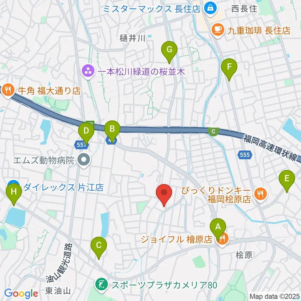 T&Sスタジオ周辺のコンビニエンスストア一覧地図