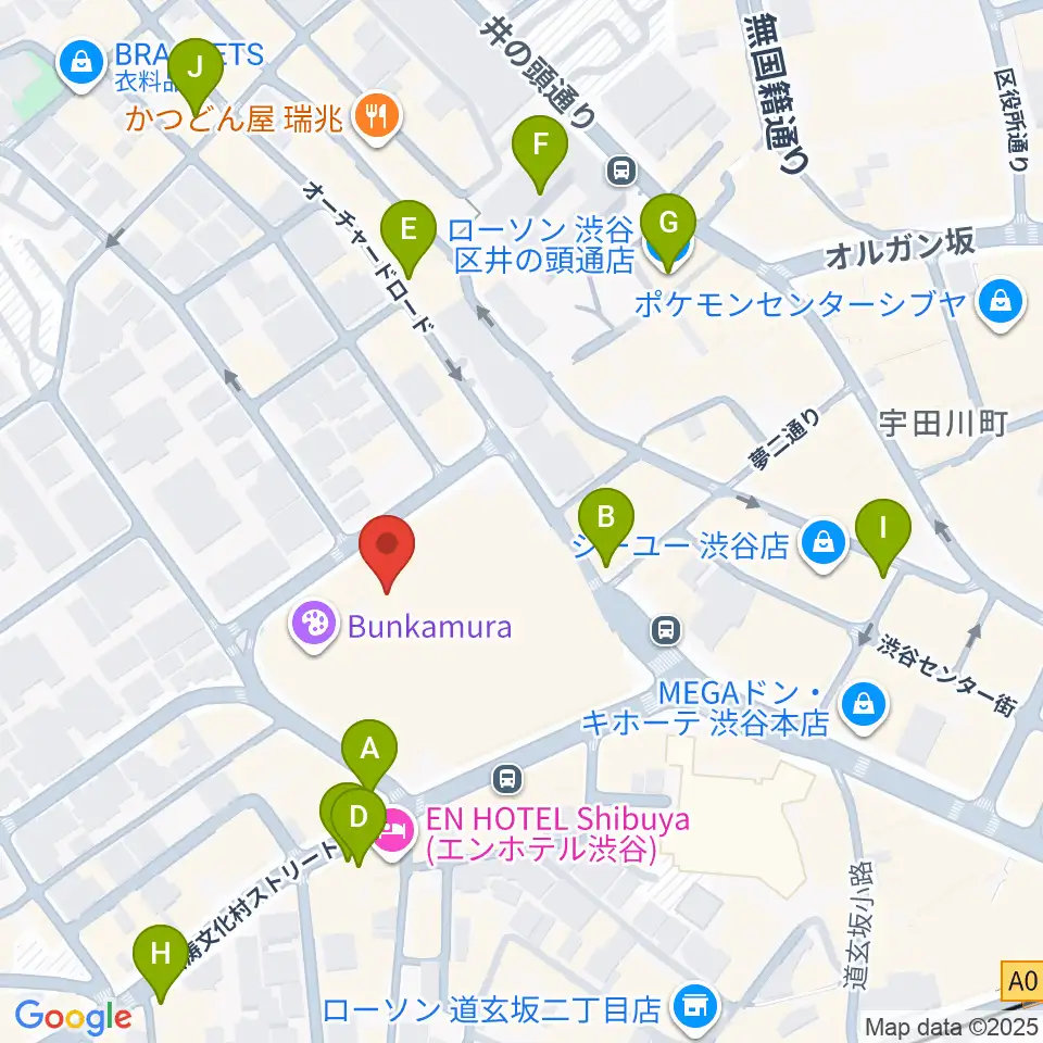 ル・シネマ周辺のコンビニエンスストア一覧地図