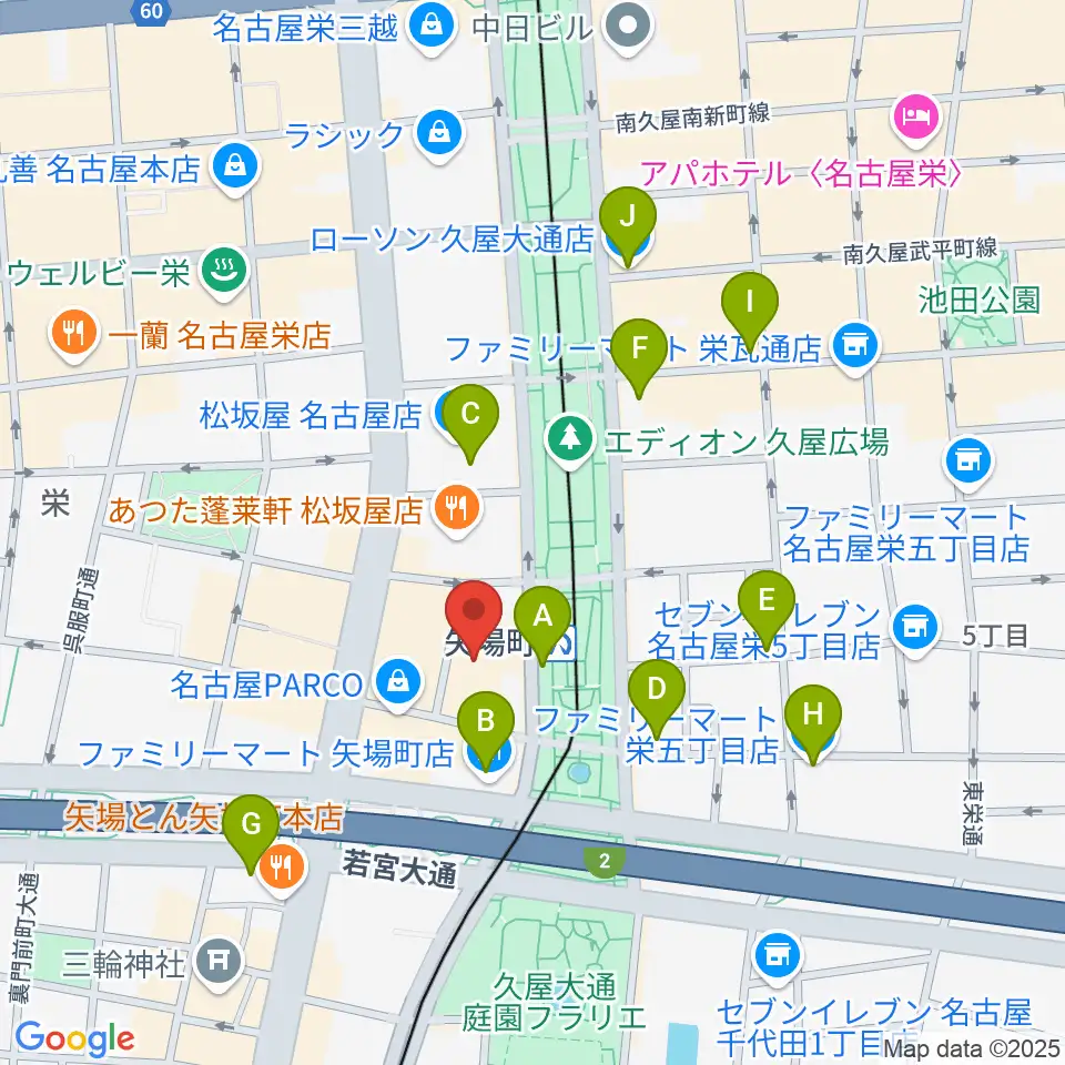 センチュリーシネマ周辺のコンビニエンスストア一覧地図