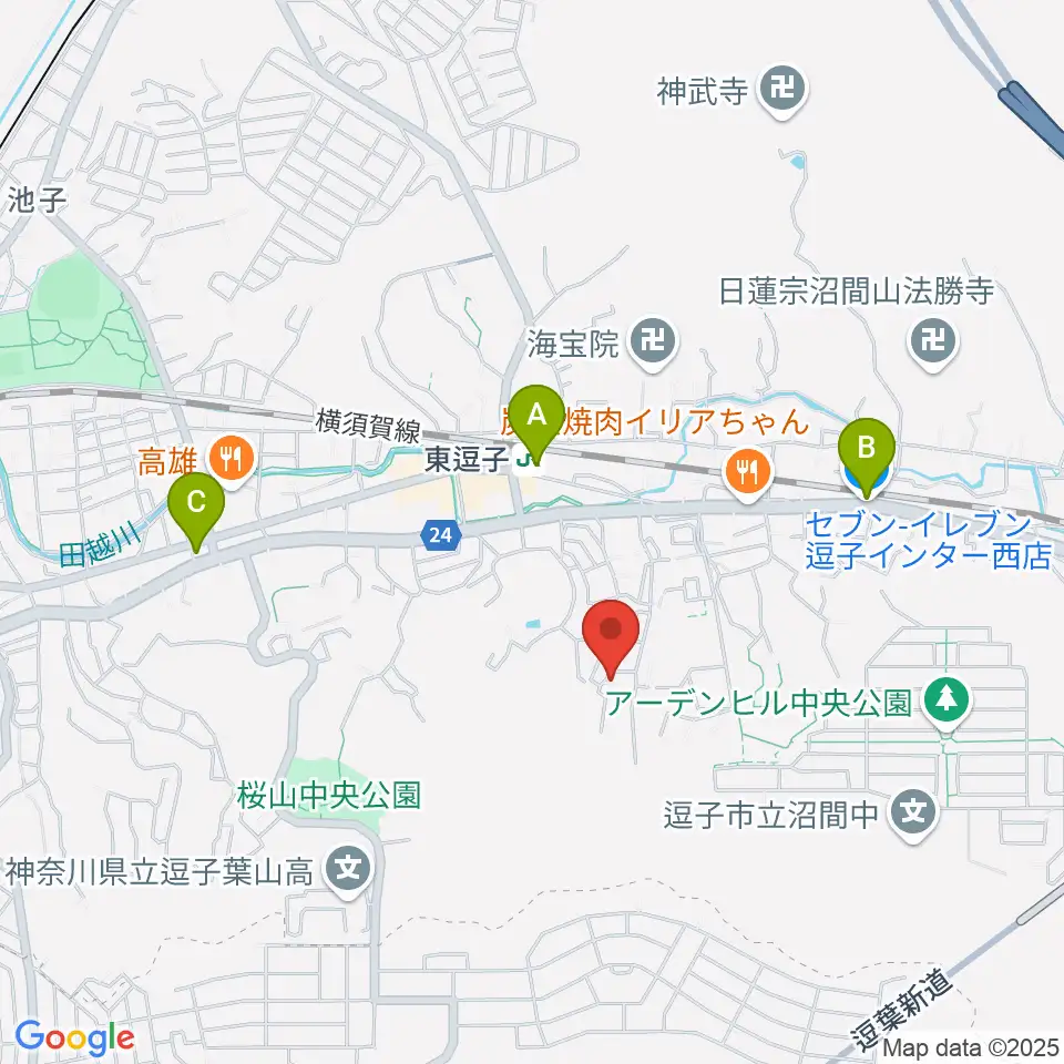 Y's Music Factory周辺のコンビニエンスストア一覧地図