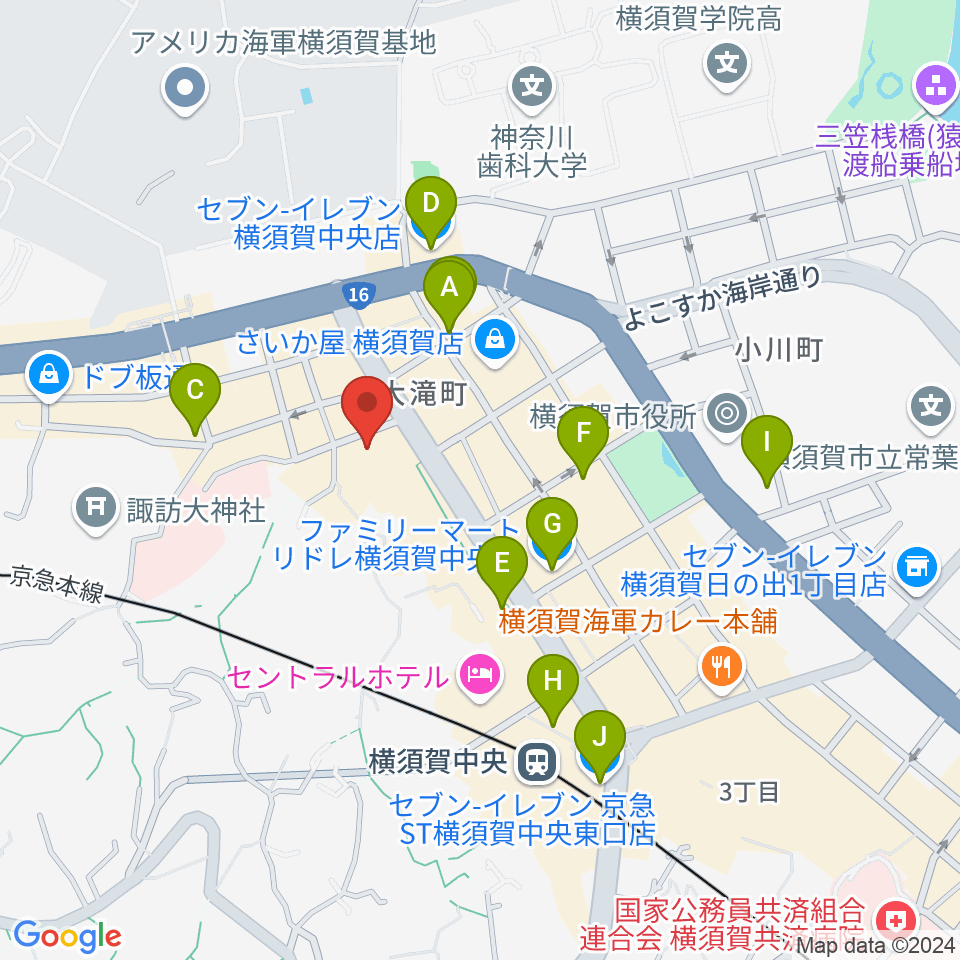 Blue in Green周辺のコンビニエンスストア一覧地図