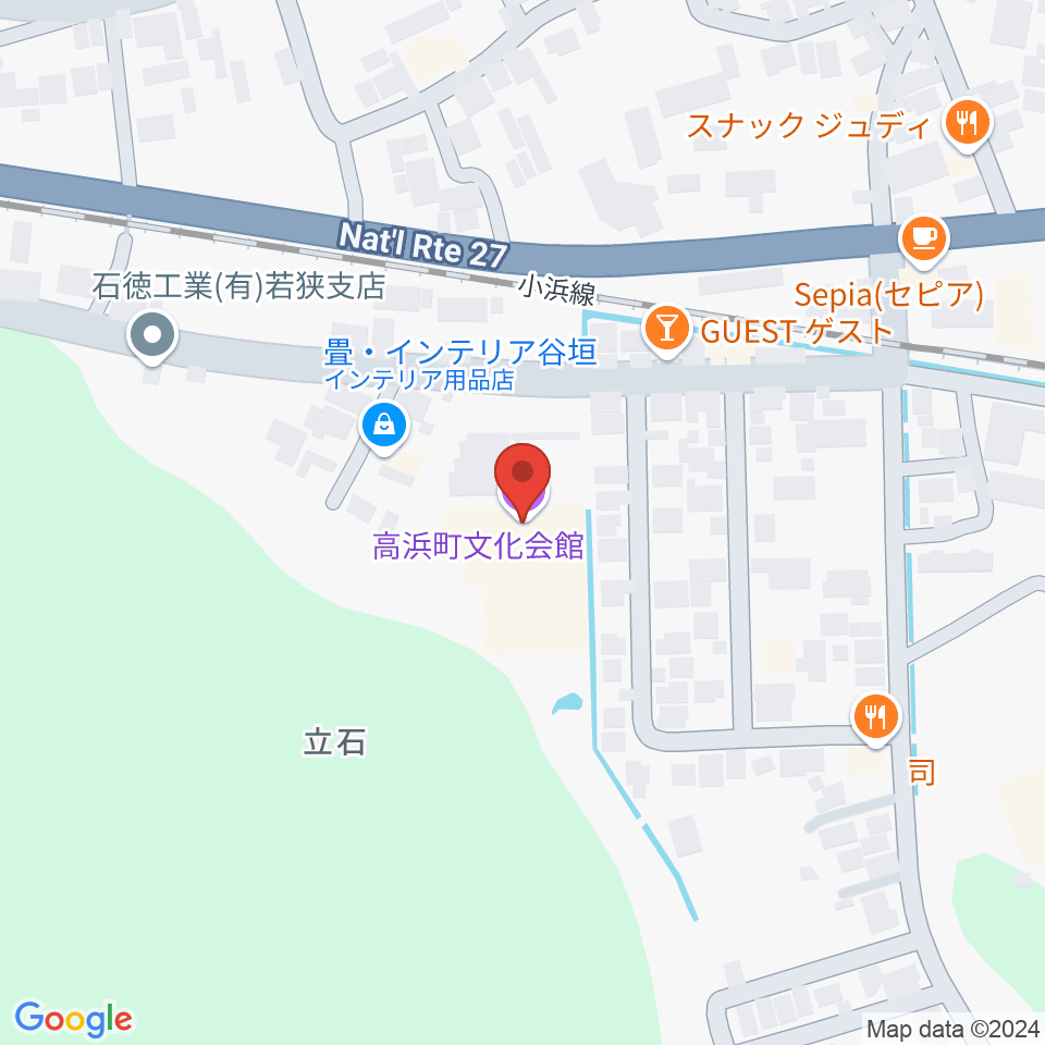 高浜町文化会館周辺のコンビニエンスストア一覧地図