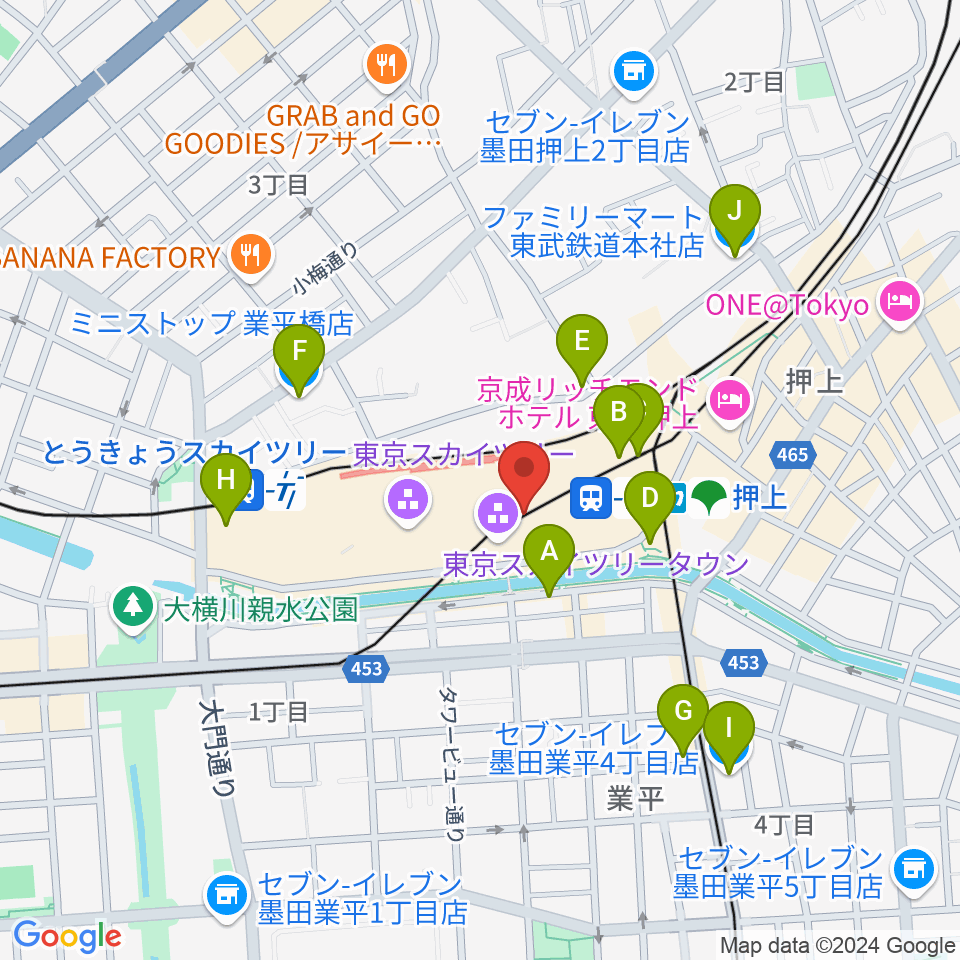 プラネタリウム天空周辺のコンビニエンスストア一覧地図