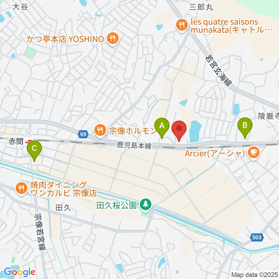 ジョーカーズサウンド周辺のコンビニエンスストア一覧地図