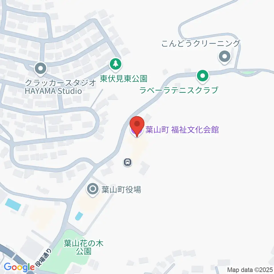 葉山町福祉文化会館周辺のコンビニエンスストア一覧地図