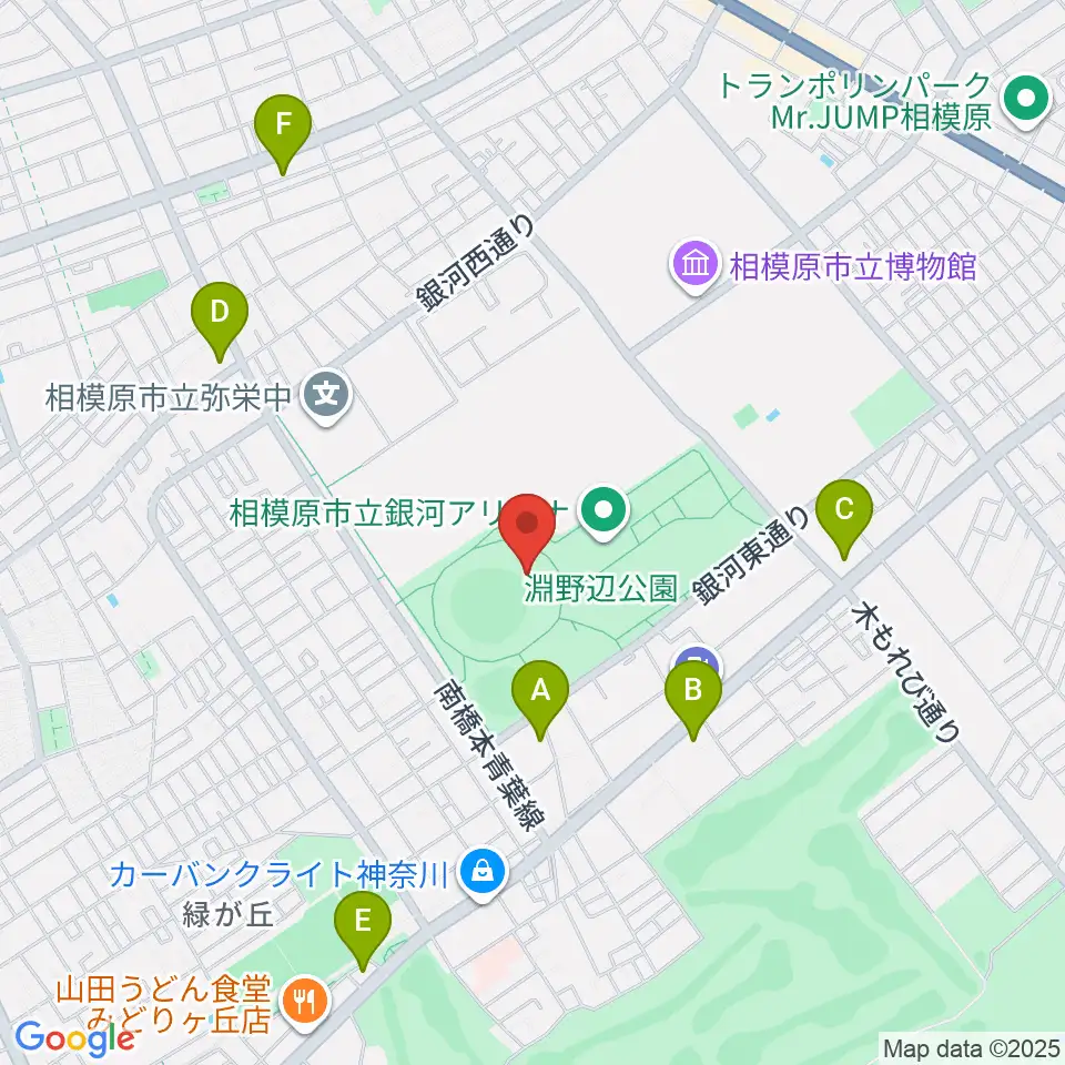 サーティーフォー相模原球場周辺のコンビニエンスストア一覧地図