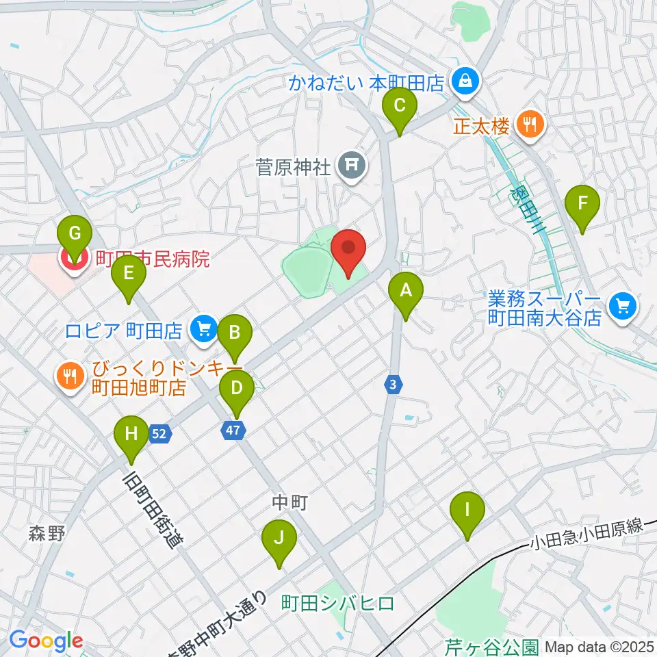 サン町田旭体育館周辺のコンビニエンスストア一覧地図