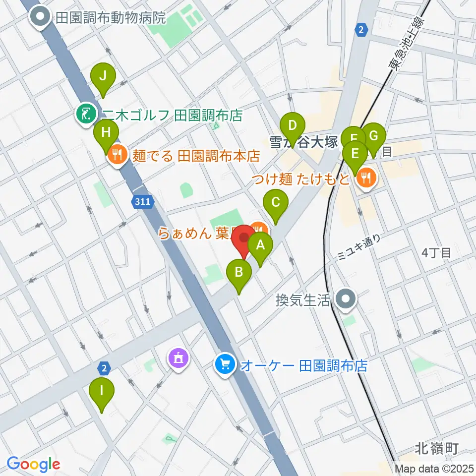 Studio PJ周辺のコンビニエンスストア一覧地図