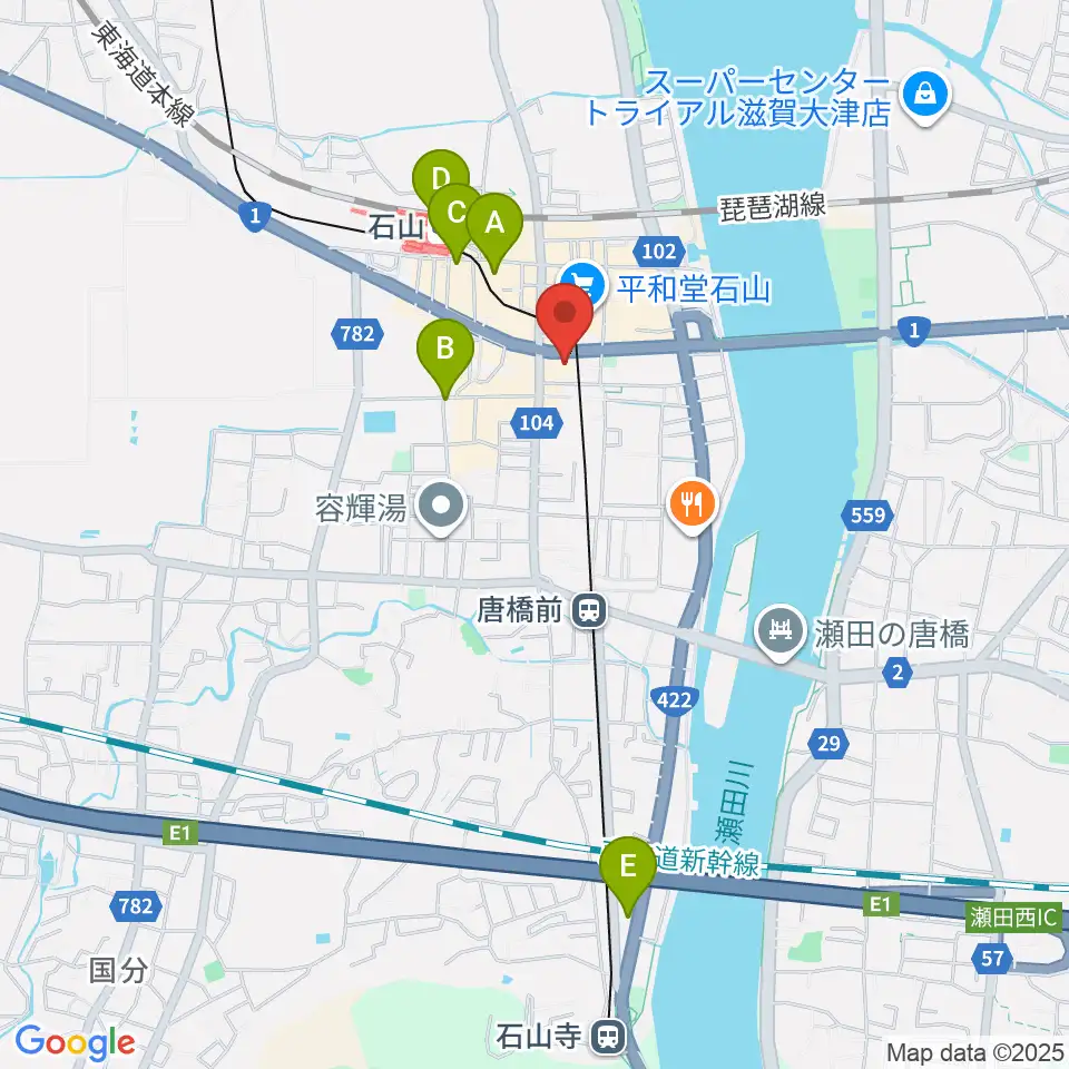 アンネの音楽教室周辺のコンビニエンスストア一覧地図