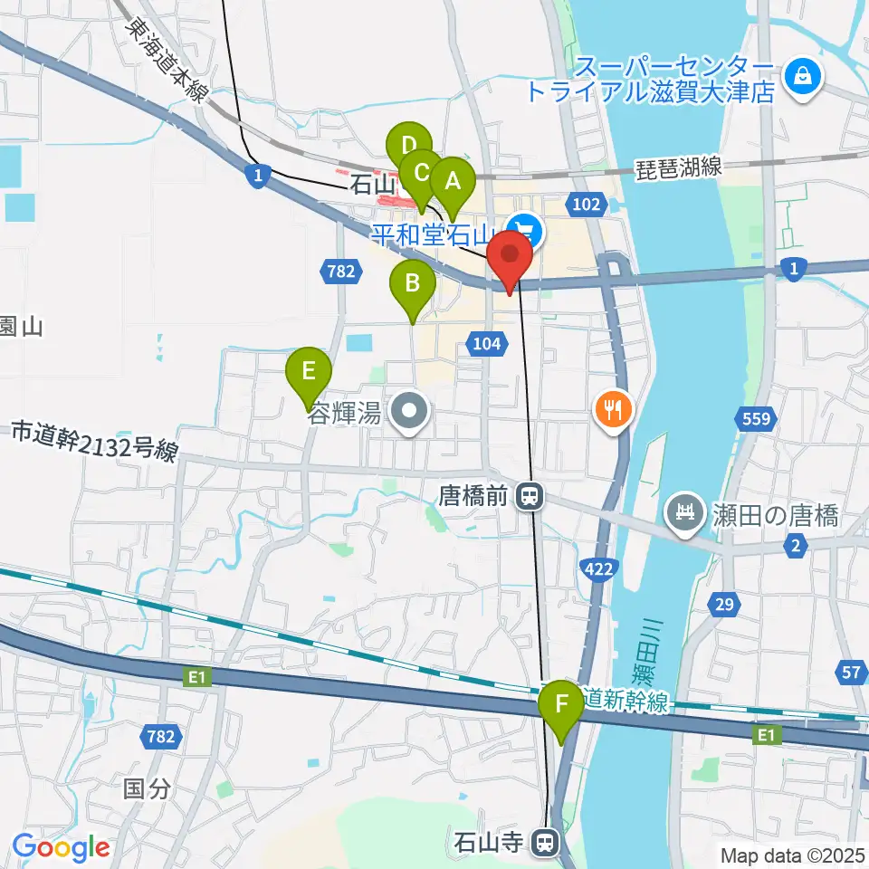 アンネの音楽教室周辺のコンビニエンスストア一覧地図