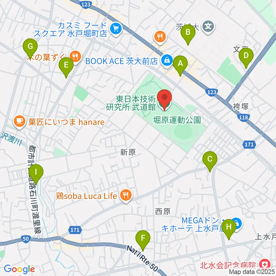 アルテンジャパン武道館周辺のコンビニエンスストア一覧地図