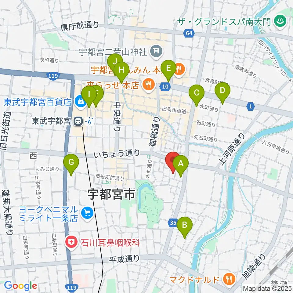 SOUND STUDIO KENT周辺のコンビニエンスストア一覧地図