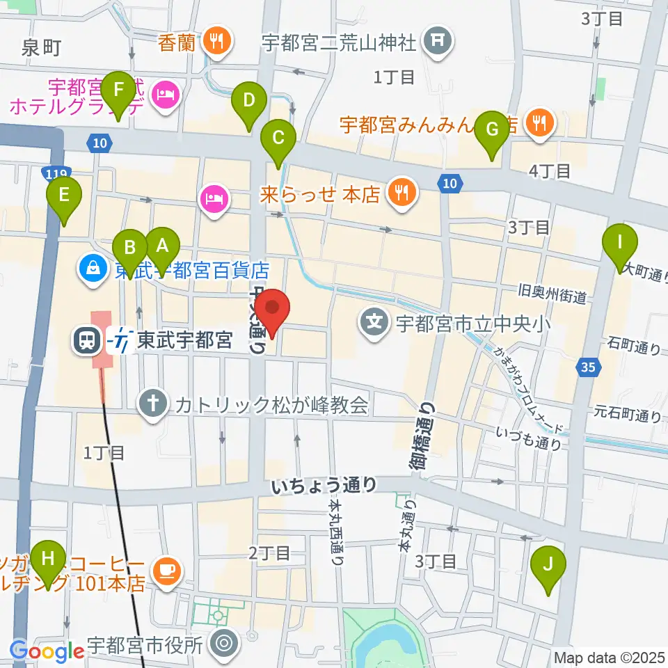 レディオベリー周辺のコンビニエンスストア一覧地図