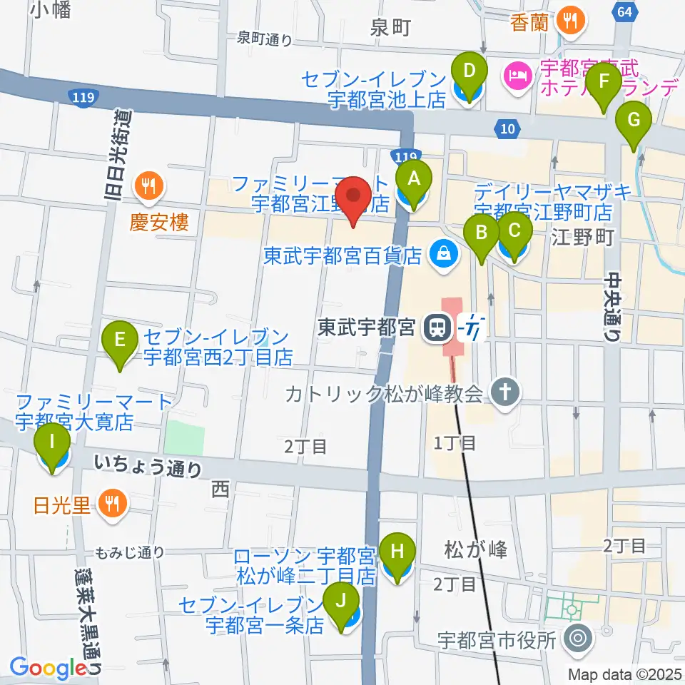 Pupu's Studio(ププズスタジオ)周辺のコンビニエンスストア一覧地図