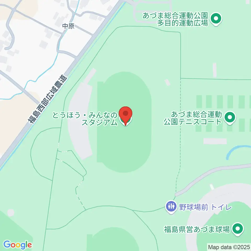 とうほう・みんなのスタジアム周辺のコンビニエンスストア一覧地図