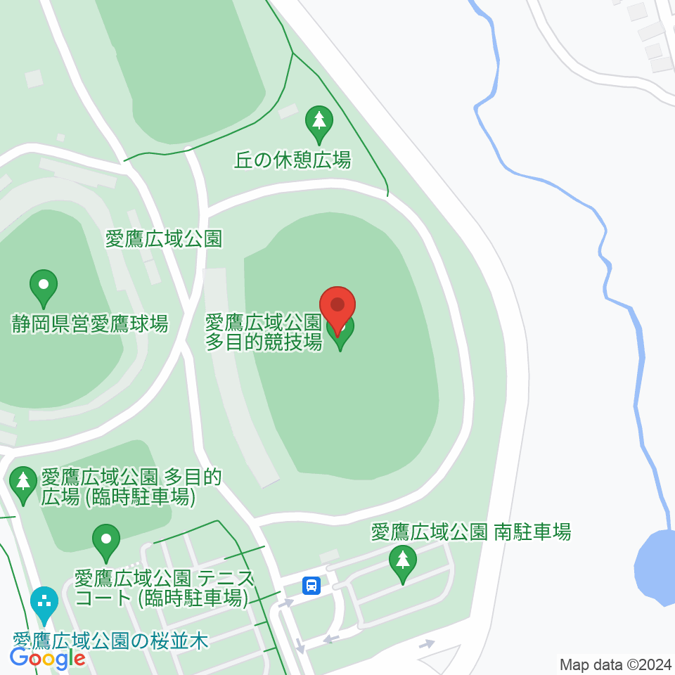 愛鷹広域公園多目的競技場周辺のコンビニエンスストア一覧地図