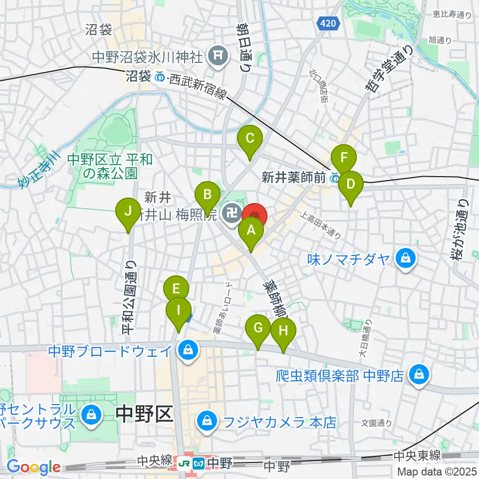 STUDIO LIFE周辺のコンビニエンスストア一覧地図